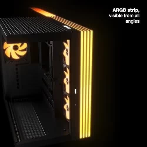 be quiet! Light Base 600 LX ATX Mid Tower White Tempered Glass Side Panel image