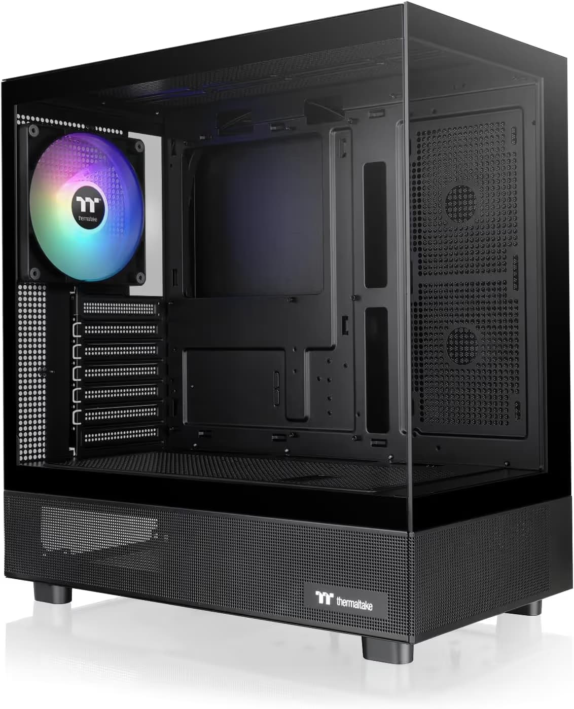 Thermaltake View 270 TG ARGB Mid Tower Chassis Black Tempered Glass Side Panel image