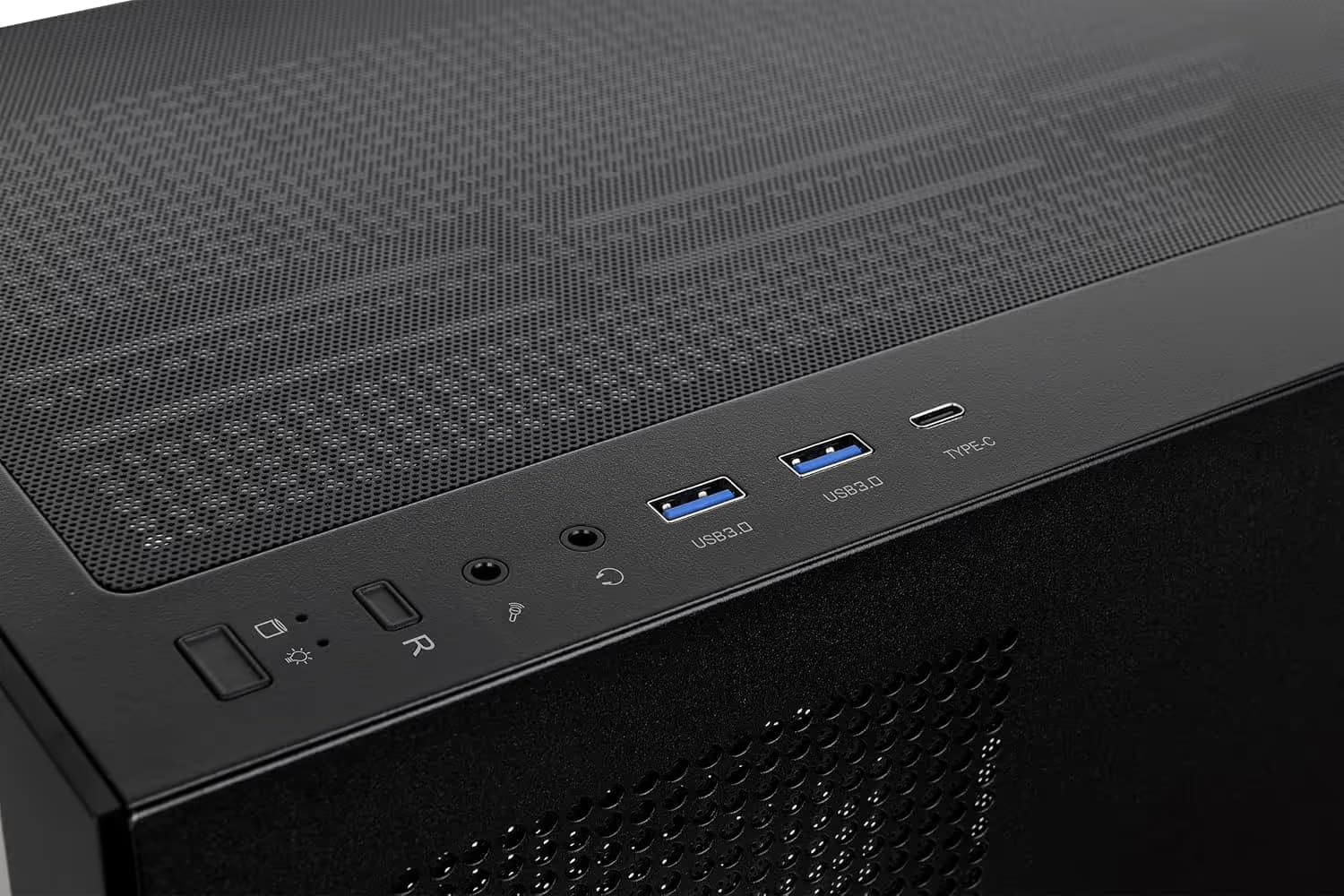 Thermaltake View 270 TG ARGB Mid Tower Chassis Black Tempered Glass Side Panel image
