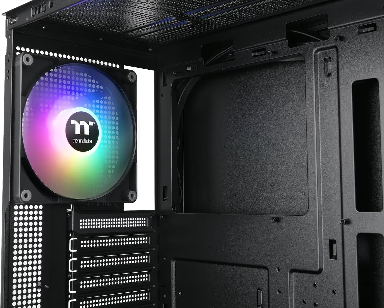 Thermaltake View 270 TG ARGB Mid Tower Chassis Black Tempered Glass Side Panel image