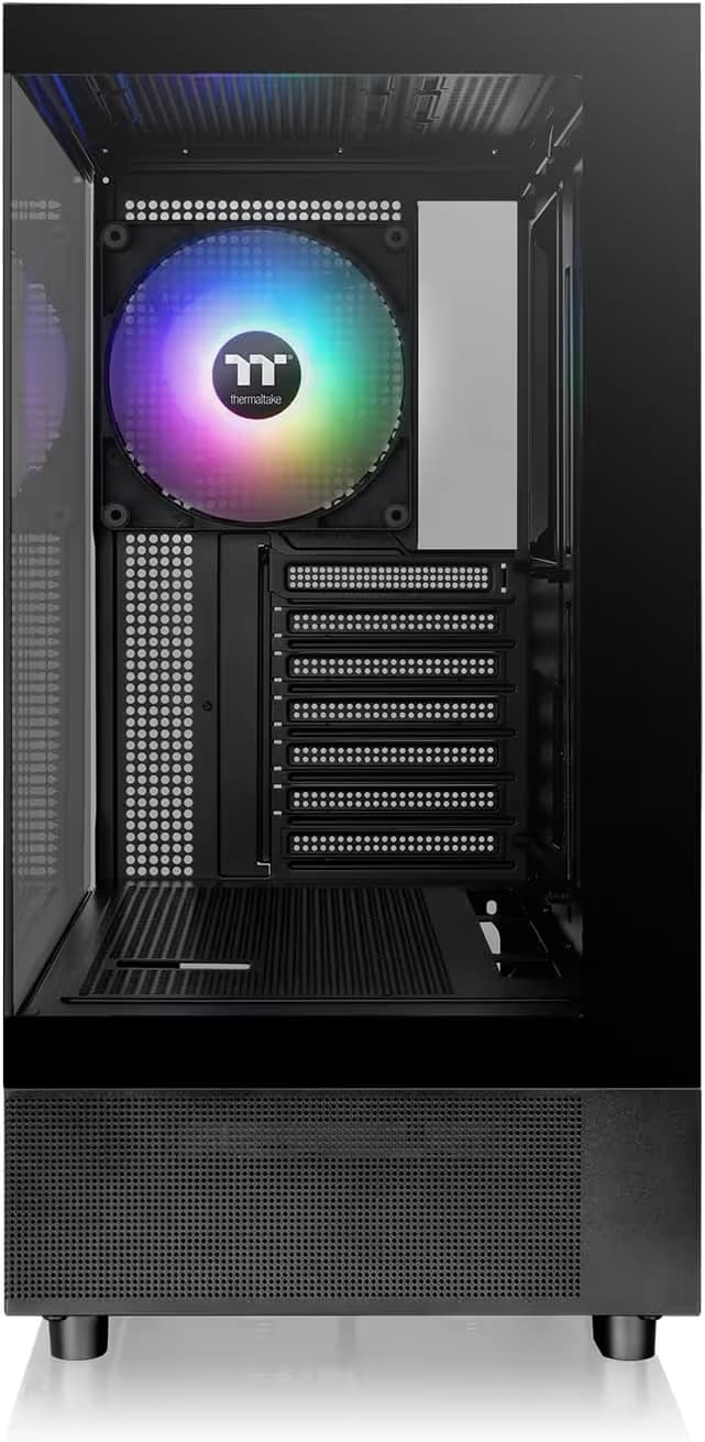 Thermaltake View 270 TG ARGB Mid Tower Chassis Black Tempered Glass Side Panel image