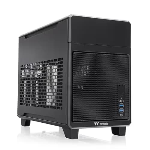 Thermaltake TR100 Mini-ITX Desktop Black Mesh Side Panel main image