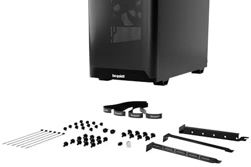be quiet! Pure Base 501 Airflow ATX Mid Tower Black Tempered Glass Side Panel image