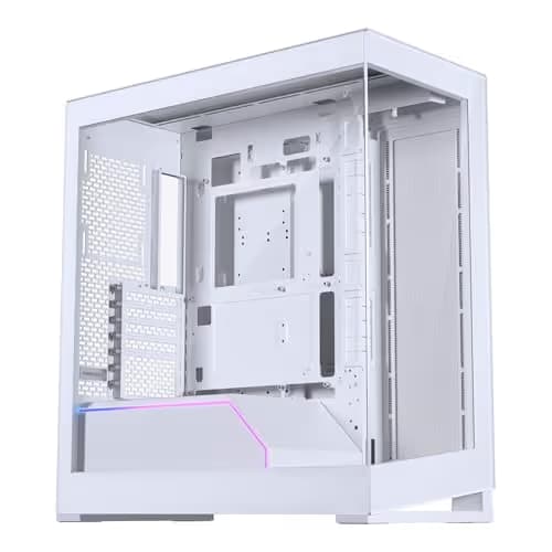 Phanteks NV5 MKII ATX Mid Tower White Tempered Glass Side Panel main image