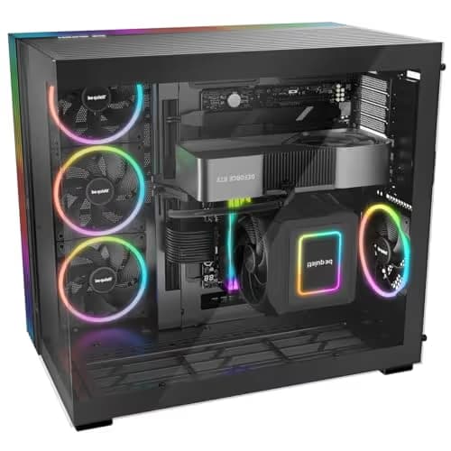 be quiet! Light Base 900 DX ATX Full Tower Black Tempered Glass Side Panel image