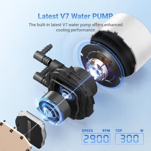 ID-COOLING FX240 PRO 82.5 CFM Water 240mm White image