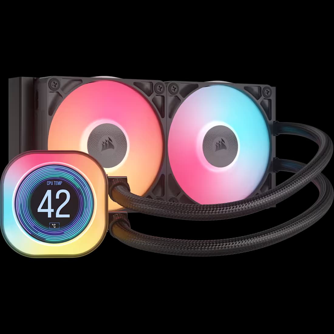 Corsair iCUE LINK TITAN Water 240mm RX LCD Black image