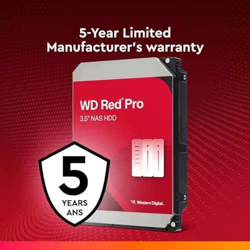 Western Digital Red Pro 14TB HDD 7200RPM 3.5" SATA 6.0 Gb/s image