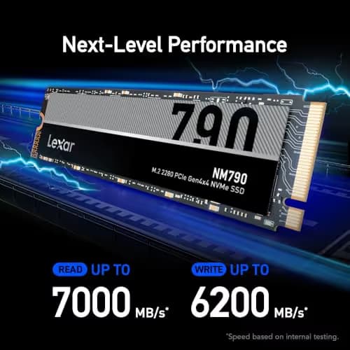 Lexar NM790 8TB M.2-2280 SSD PCIe 4.0 x4 NVMe image