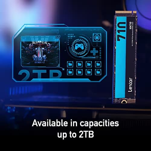 Lexar NM710 500GB SSD M.2-2280 PCIe 4.0 x4 NVMe image