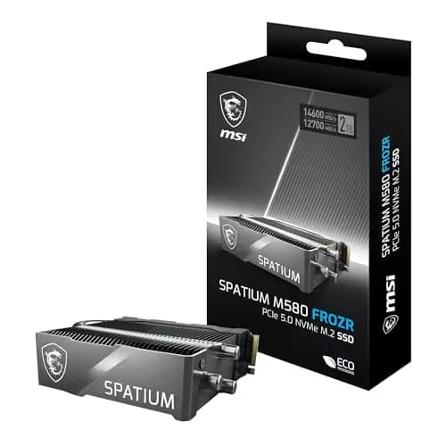 MSI SPATIUM M580 FROZR 2TB M.2 SSD PCIe 5.0 NVMe image