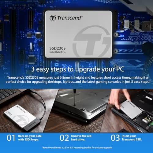 Transcend SSD230S 256GB SSD 2.5" SATA 6.0 Gb/s image