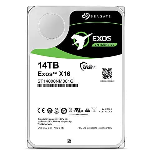 Seagate Exos X14 14TB 3.5" HDD 7200RPM SATA image