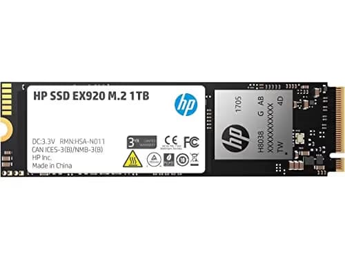HP EX920 1TB SSD M.2-2280 PCIe 3.0 NVMe image