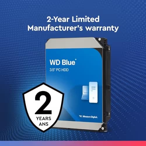 Western Digital WD Blue 2TB 3.5" HDD 5400RPM SATA 6.0 Gb/s image