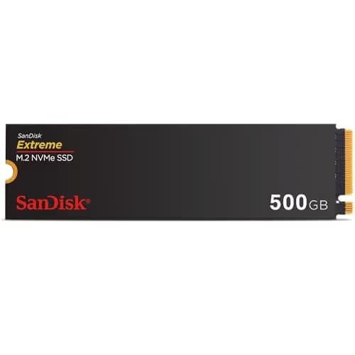 SanDisk Extreme 500GB M.2-2280 SSD PCIe 4.0 x4 NVMe image