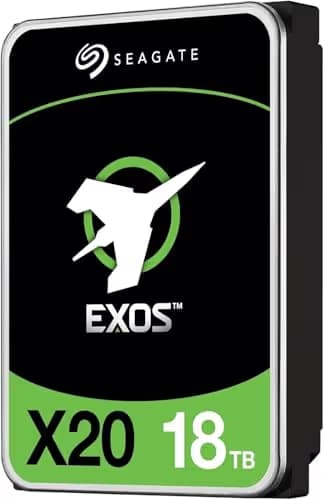 Seagate Exos X20 18TB 3.5" HDD 7200RPM SATA image