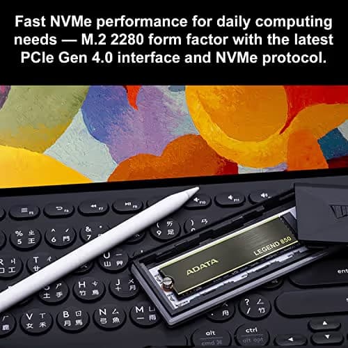ADATA LEGEND 850 LITE 1TB SSD M.2-2280 PCIe 4.0 x4 NVMe image