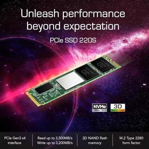 Transcend 220S 2TB M.2-2280 SSD PCIe 3.0 NVMe X4 image
