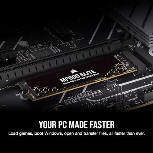 Corsair MP600 ELITE 4TB M.2-2280 SSD PCIe 4.0 X4 NVMe image