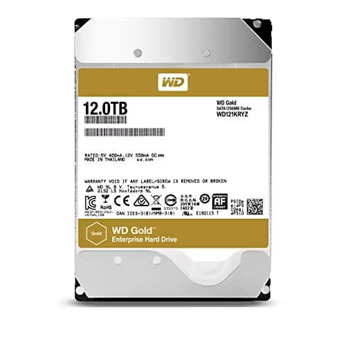 Western Digital Gold 12TB HDD 3.5" 7200RPM SATA image