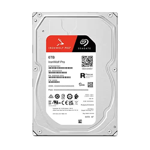 Seagate IronWolf Pro NAS 6TB 3.5" HDD 7200RPM SATA main image