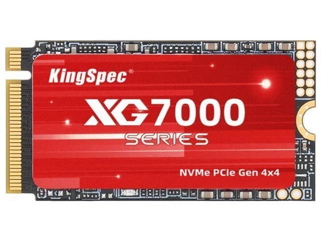 KingSpec XG7000 2TB M.2-2242 SSD PCIe 4.0 X4 NVMe main image
