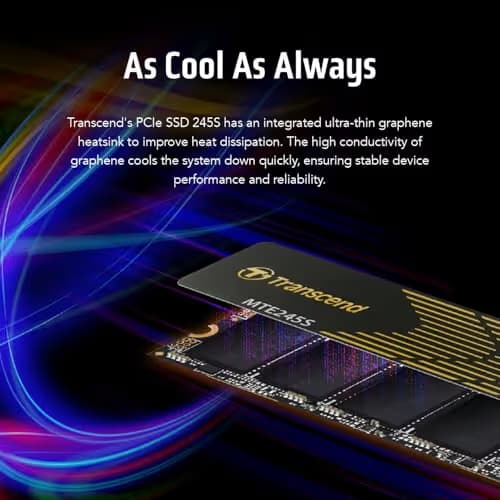 Transcend MTE245S 1TB M.2-2280 SSD PCIe 4.0 X4 NVMe image