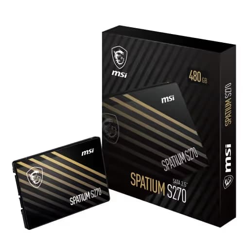 MSI SPATIUM S270 480 GB SSD 2.5" SATA 6.0 Gb/s main image