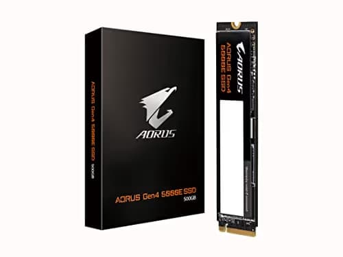 Gigabyte AORUS Gen4 5000E 500GB M.2-2280 SSD PCIe 4.0 x4 NVMe image