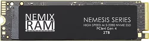NEMIX RAM NEMESIS 2TB M.2-2280 SSD PCIe 4.0 X4 NVMe image