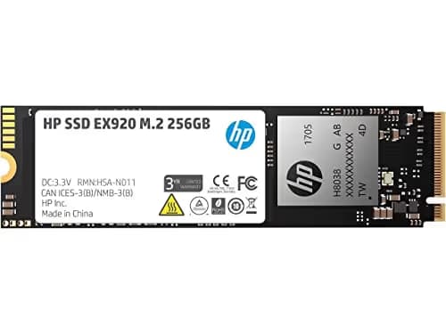 HP EX920 256GB M.2 SSD PCIe 3.0 NVMe image
