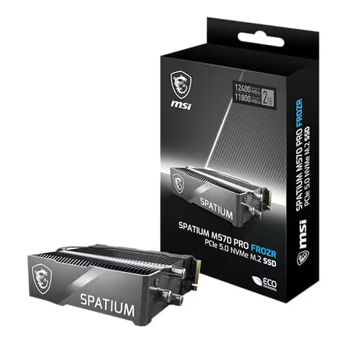 MSI SPATIUM M570 FROZR 2TB SSD M.2-2280 PCIe 5.0 X4 NVMe main image