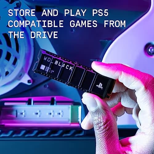 Western Digital WD_BLACK SN850P for PS5 2TB SSD M.2-2280 PCIe 4.0 NVMe image
