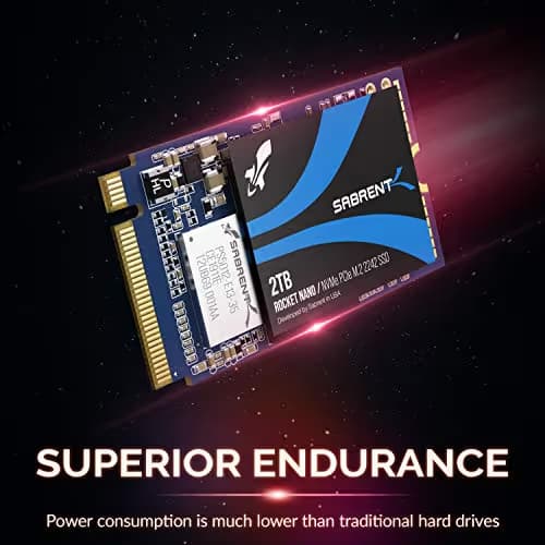 Sabrent Rocket 2TB SSD M.2-2242 PCIe 3.0 x4 NVMe image