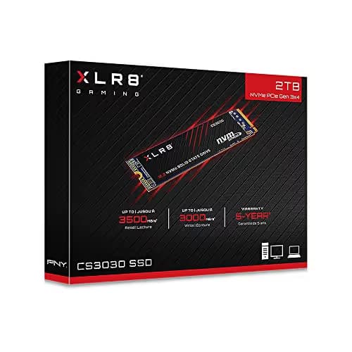 PNY XLR8 CS3030 2TB M.2-2280 SSD PCIe 3.0 NVMe image