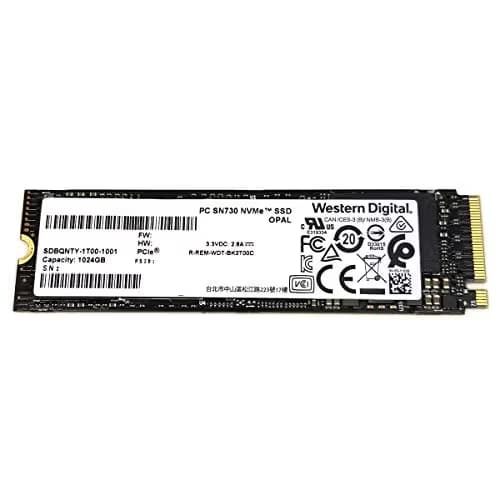Western Digital PC SN730 1TB M.2 SSD PCIe 3.0 NVMe image