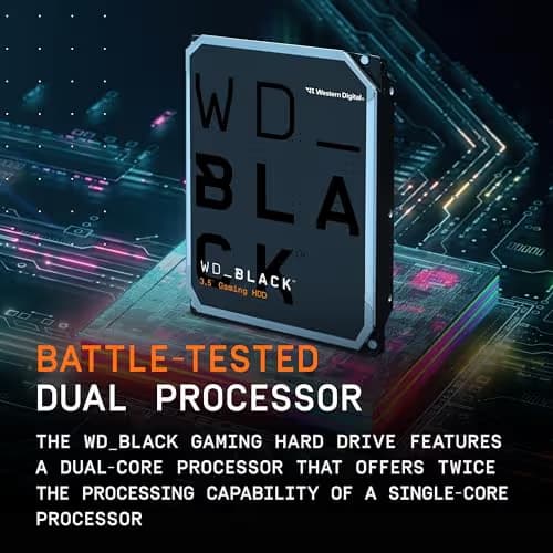 Western Digital WD_BLACK 6TB HDD 7200RPM 3.5" SATA image