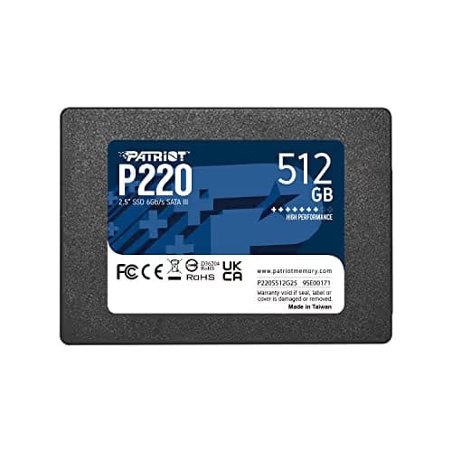 Patriot P220 512GB SSD 2.5" SATA image