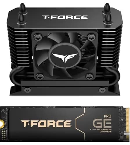 TEAMGROUP T-Force GE PRO AirFlow 4TB M.2 SSD PCIe 5.0 NVMe image