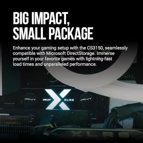 PNY CS3150 RGB 1TB SSD M.2-2280 PCIe 5.0 x4 NVMe image
