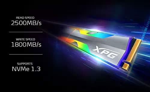 ADATA XPG SPECTRIX S20G 500GB SSD M.2-2280 PCIe 3.0 X4 NVMe image