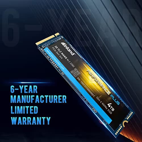 Inland Performance Plus 4TB SSD M.2-2280 PCIe 4.0 X4 NVMe image