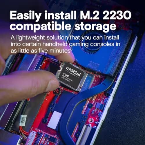 Crucial P310 2TB M.2-2230 SSD PCIe 4.0 x4 NVMe image