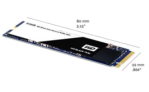 Western Digital Black 512GB M.2-2280 SSD PCIe 3.0 x4 NVMe image