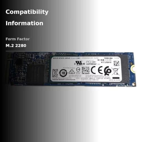 Toshiba XG6 512GB SSD M.2-2280 PCIe 3.0 x4 NVMe image