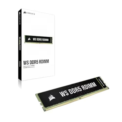 Corsair WS Black / Green Registered DDR5-5600 CL40 256GB (8x32GB) image