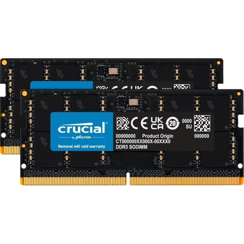 Crucial CT2K48G56C46S5 Black SODIMM DDR5-5600 CL46 96GB (2x48GB) main image