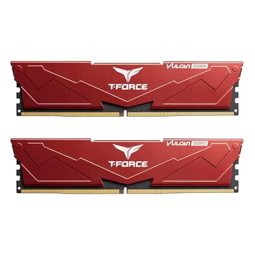 TEAMGROUP T-Force Vulcan Red DDR5-6000 CL38 32GB (2x16GB) image