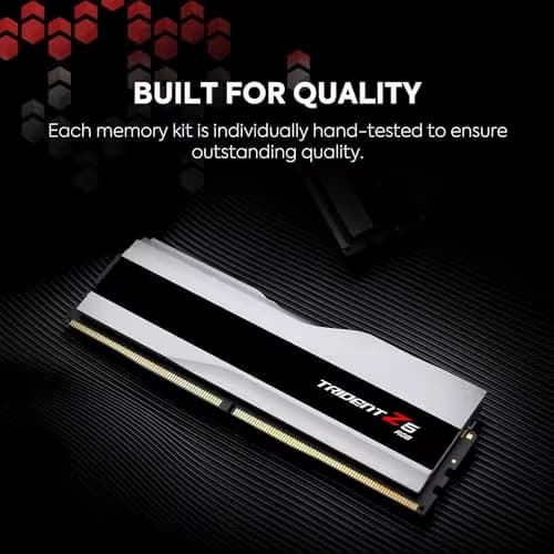 G.Skill Trident Z5 RGB Matte White DDR5-6000 CL36 32GB (2x16GB) image